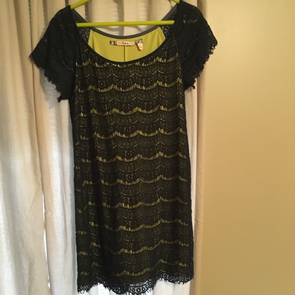 Navy lace dress